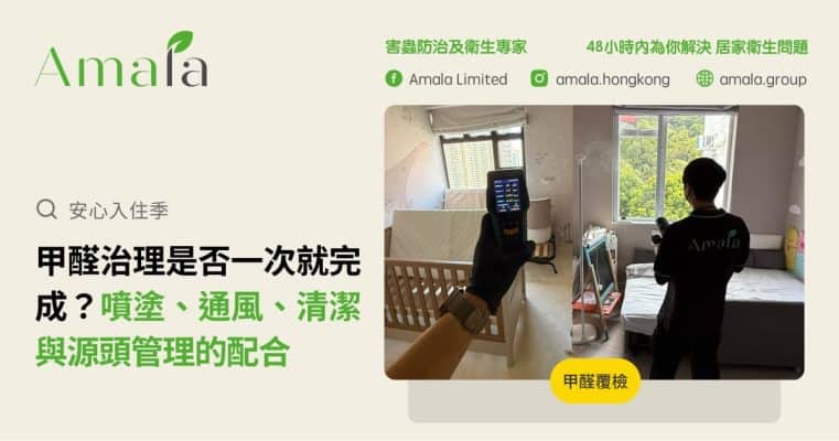 甲醛治理流程、通風、深度清潔與源頭管理